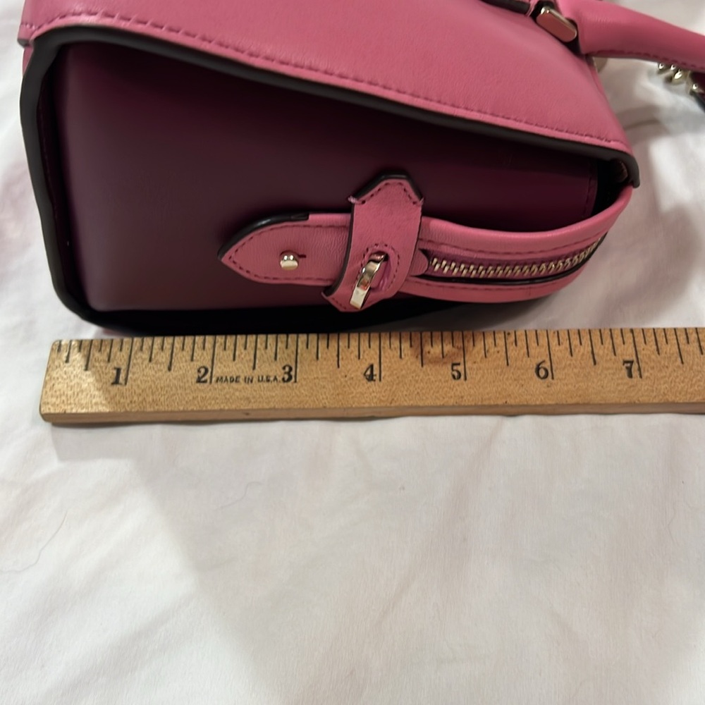 kate spade Hot Pink Satchel Crossbody with Dark Red Tag - Picture 11 of 11